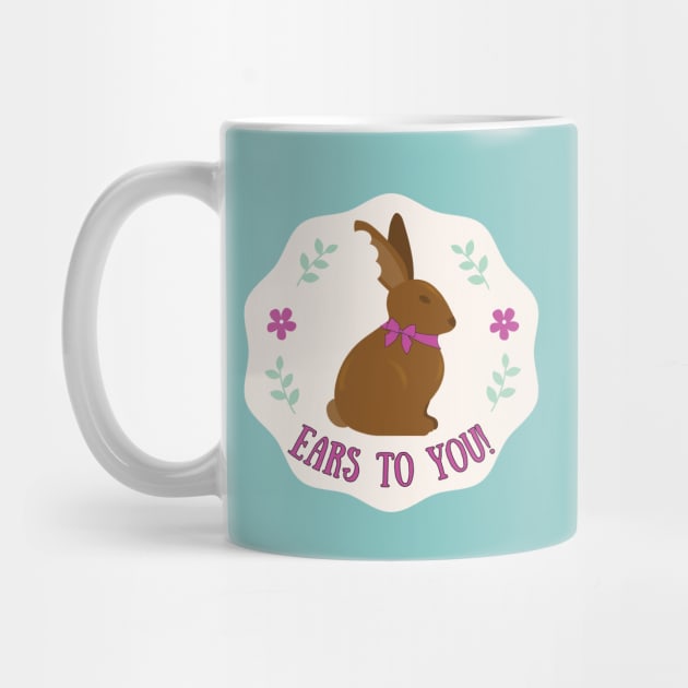 Ears to You Chocolate Easter Bunny by Zennic Designs